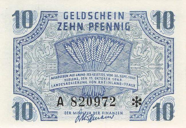 r.212 A 10 Pfennig 1947